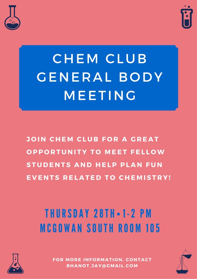 Chem Club Poster